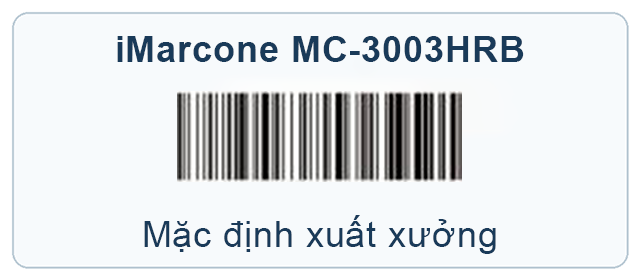 Mã cấu hình Mặc định xuất xưởng cho iMarcone MC-3003HRB