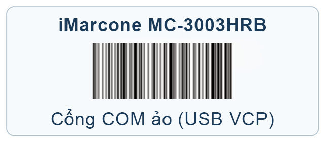 Mã cấu hình USB VCP cho iMarcone MC-3003HRB