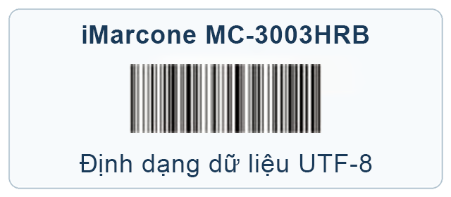 Mã cấu hình UTF-8 cho iMarcone MC-3003HRB
